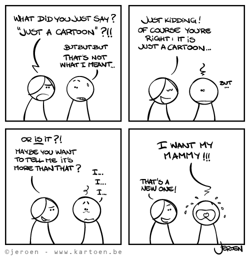 Just a cartoon
