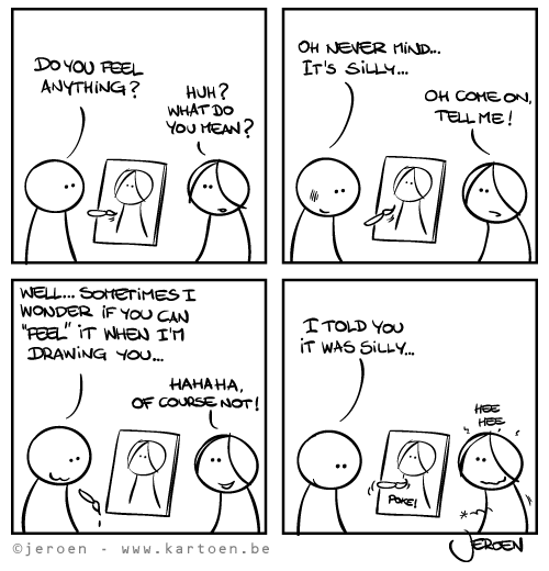 Feel something